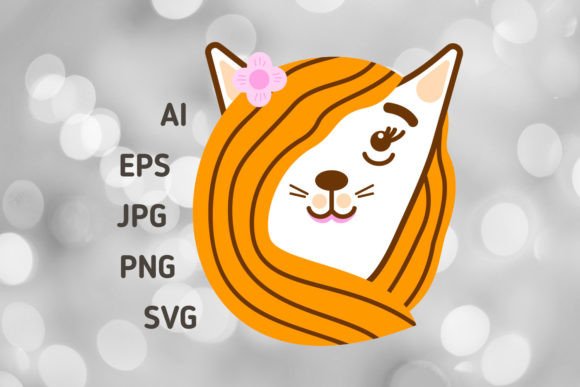 A Cat Girl SVG for Crafts and Graphics
