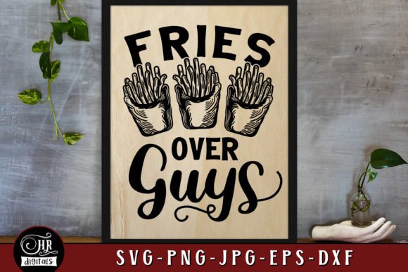 Fries Over Guys SVG for Playful Branding