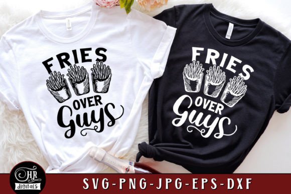 Fries Over Guys SVG, Funny Friends Trip Graphics