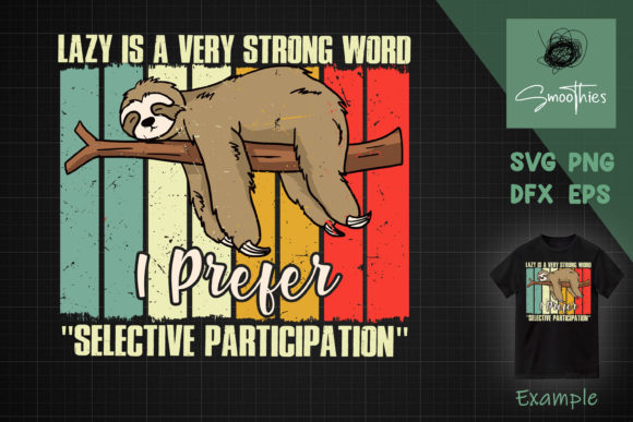 Fun Sloth Graphic for Playful Branding