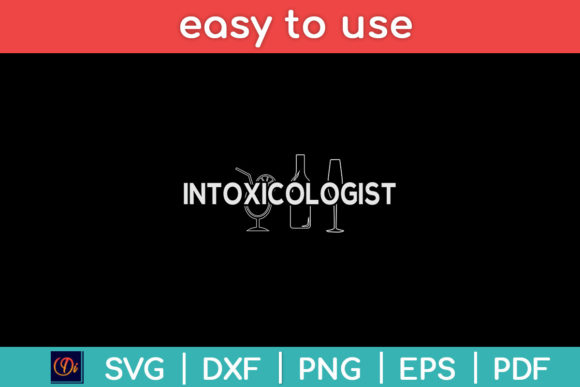 Intoxicologist Funny Bartender Graphics for Crafts