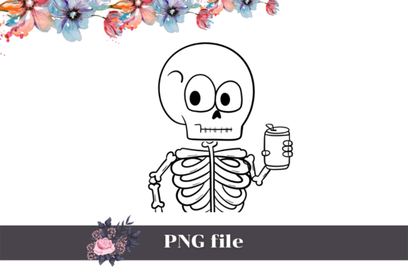Skeleton Halloween Funny PNG, SVG