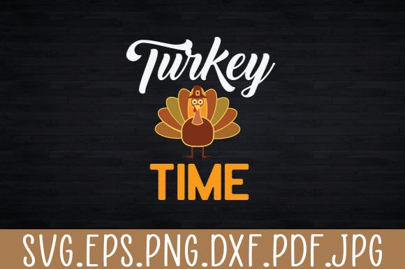 Thanksgiving Holiday Funny Turkey Graphics for Crafts