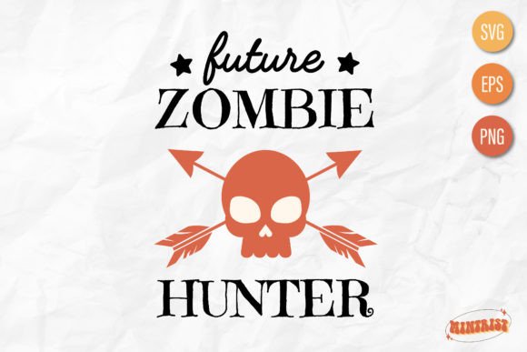 Zombie Hunter Halloween SVG Graphics for Crafts